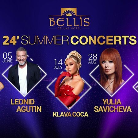 Bellis Deluxe Hotel & Heated For Winter Aqua Park Belek Exterior foto