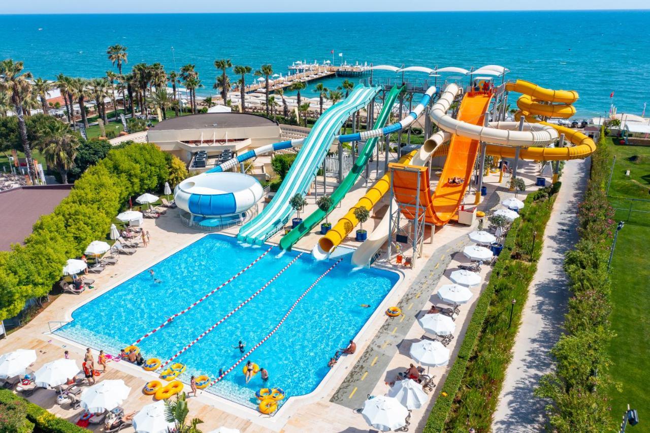 Bellis Deluxe Hotel & Heated For Winter Aqua Park Belek Exterior foto